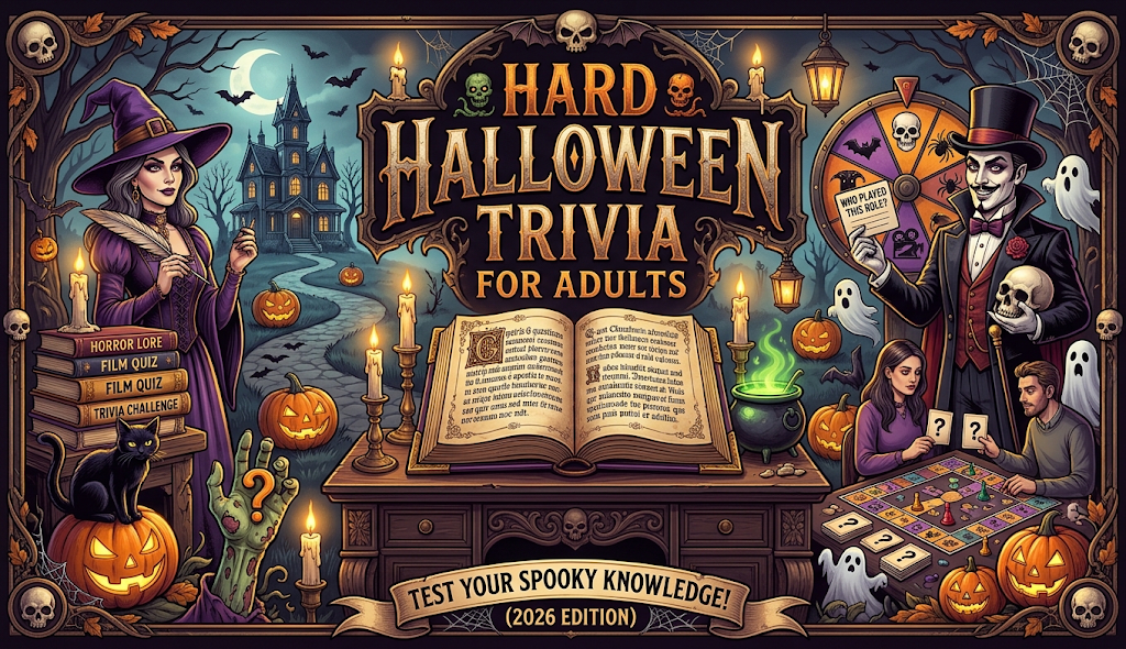 🧟 Hard Halloween Trivia for Adults