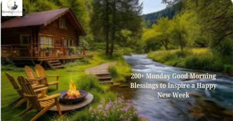 200+ Monday Good Morning Blessings to Inspire a Happy New Week