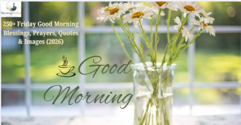250+ Friday Good Morning Blessings, Prayers