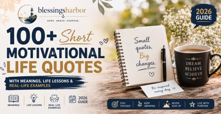 100+ Short Motivational Life Quotes with Meanings
