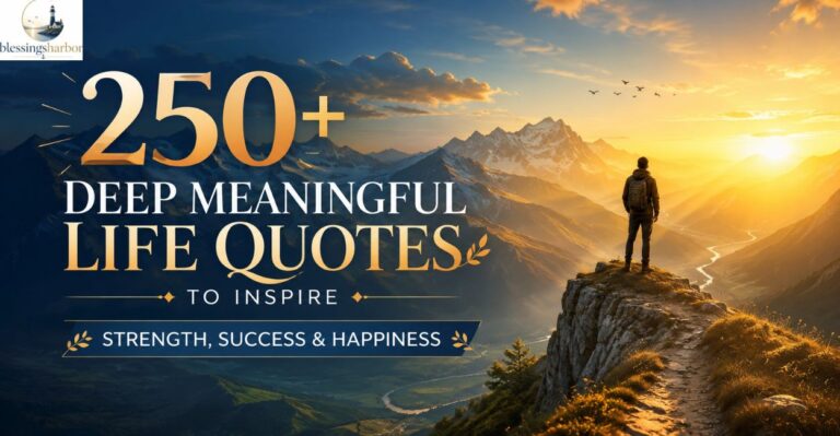 250+ Deep Meaningful Life Quotes to Inspire Strength