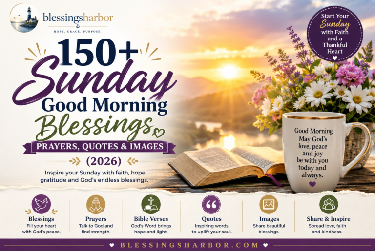 150+ Sunday Good Morning Blessings,