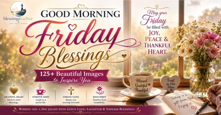 125+ Good Morning Friday Blessings Images