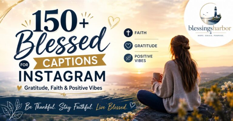 150+ Blessed Captions For Instagram