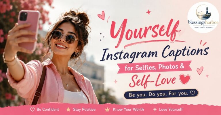 Yourself Instagram Captions for Selfies
