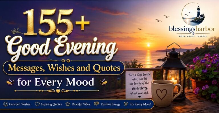 155+ Good Evening Messages, Wishes and Quotes