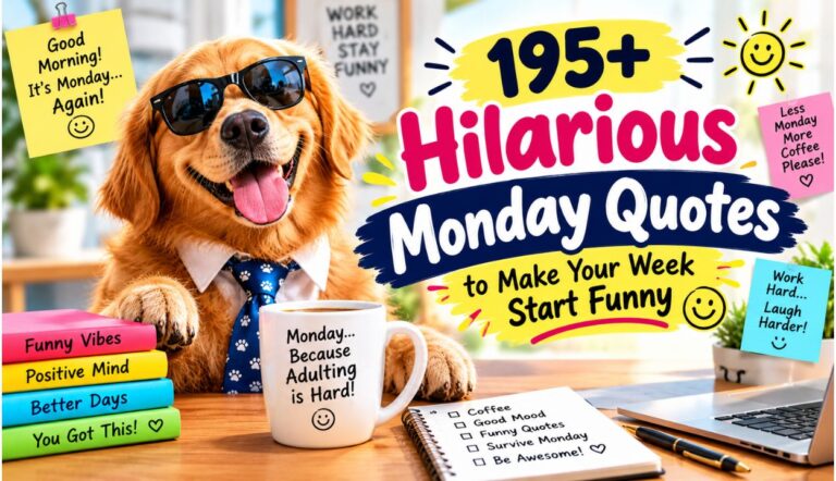 195+ Hilarious Monday Quotes to Make Your Week Start Funny