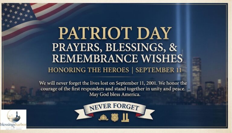 110+ Heartfelt Patriot Day Prayers, Blessings