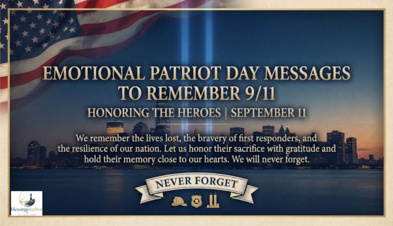 275+ Emotional Patriot Day Messages