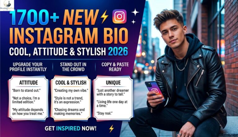 1700+ New Instagram Bio For Boys