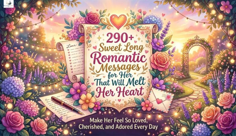 290+ Sweet Long Romantic Messages