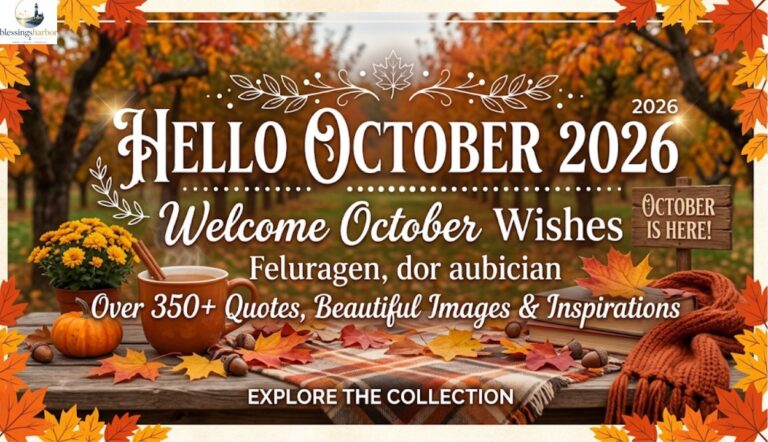 350+ Hello October Quotes, Welcome October Wishes