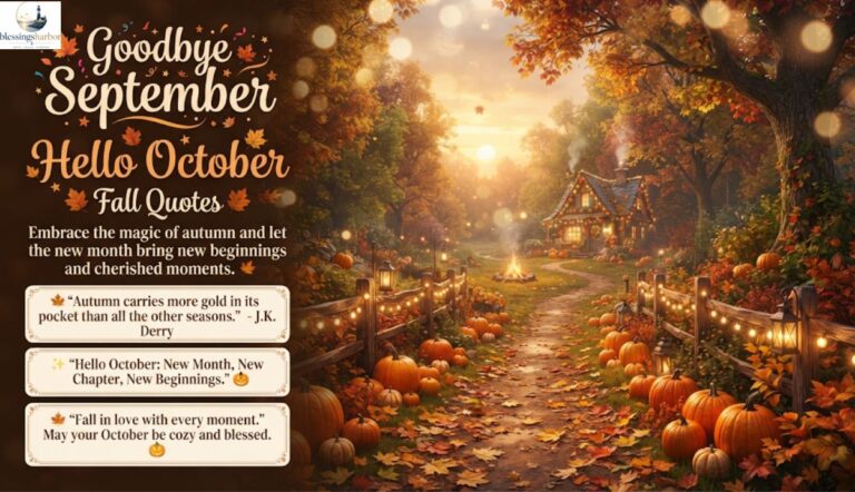 🍂 Goodbye September Hello October